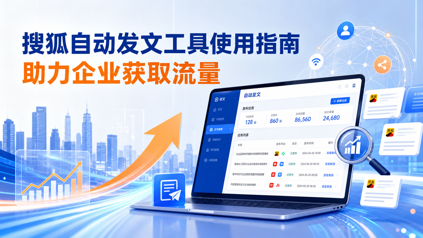 搜狐自动发文工具的使用指南：助力四平企业获取流量